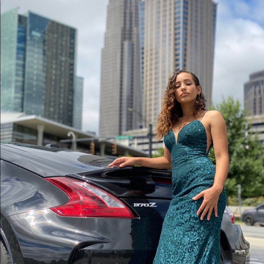Emerald J. Micheals prom dress
